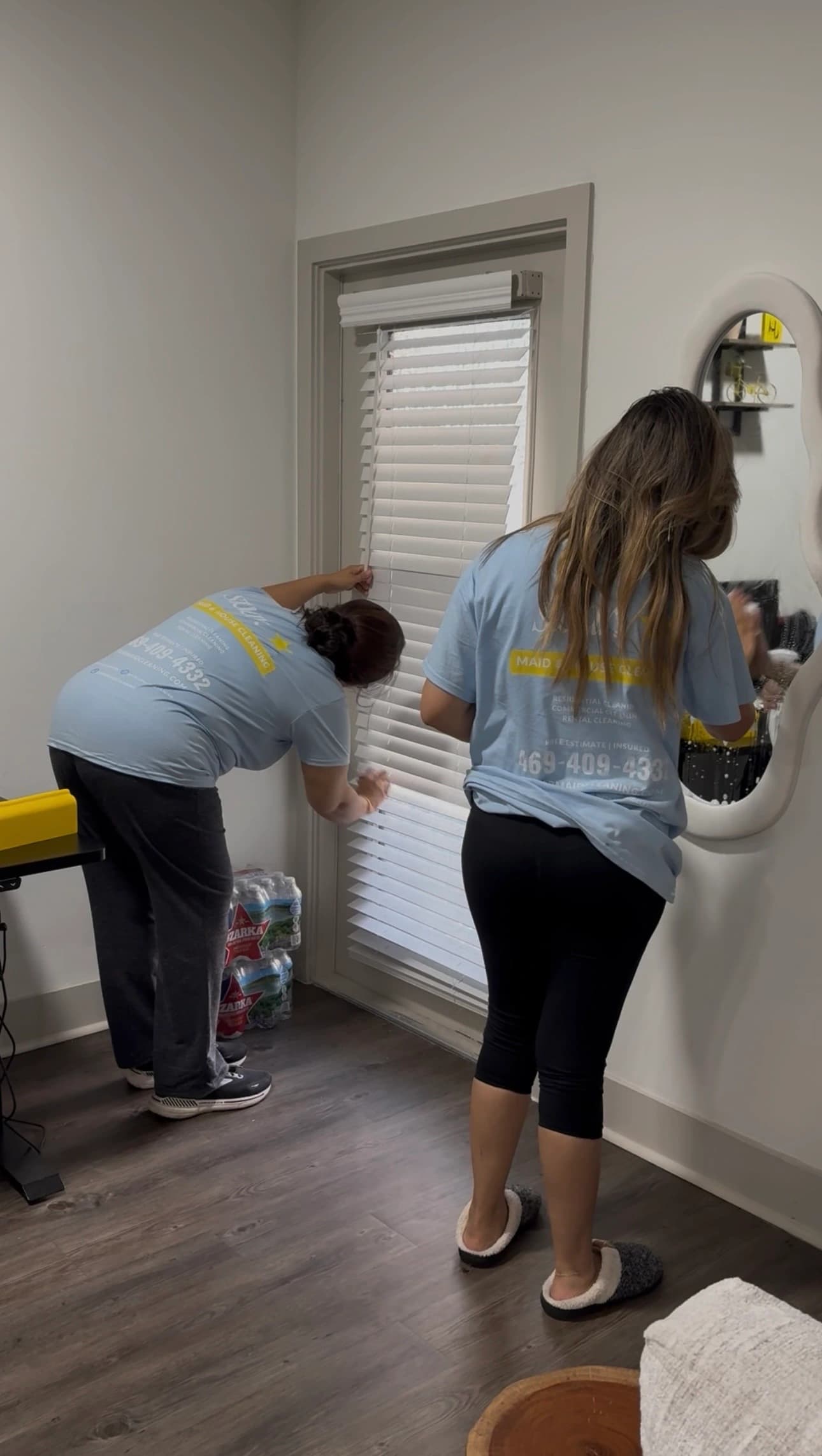 Ace Maid & House Cleaning Services team working in a home – Westfield & Carmel